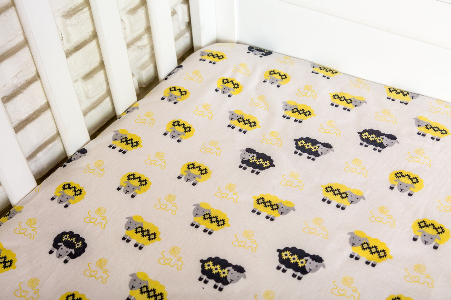 Ba Ba Black Sheep Mini Cot Set