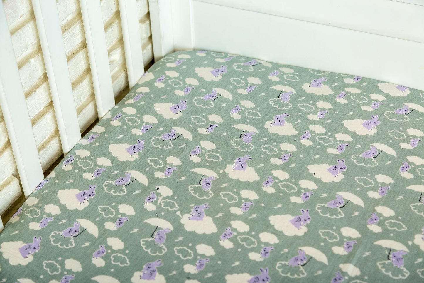 Rain Rain Mini Cot Set