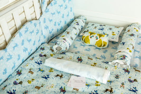 Tribal Animal Mini Cot Set