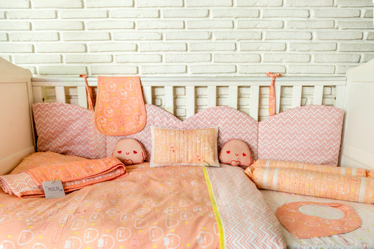 Love and Time Cot  Set
