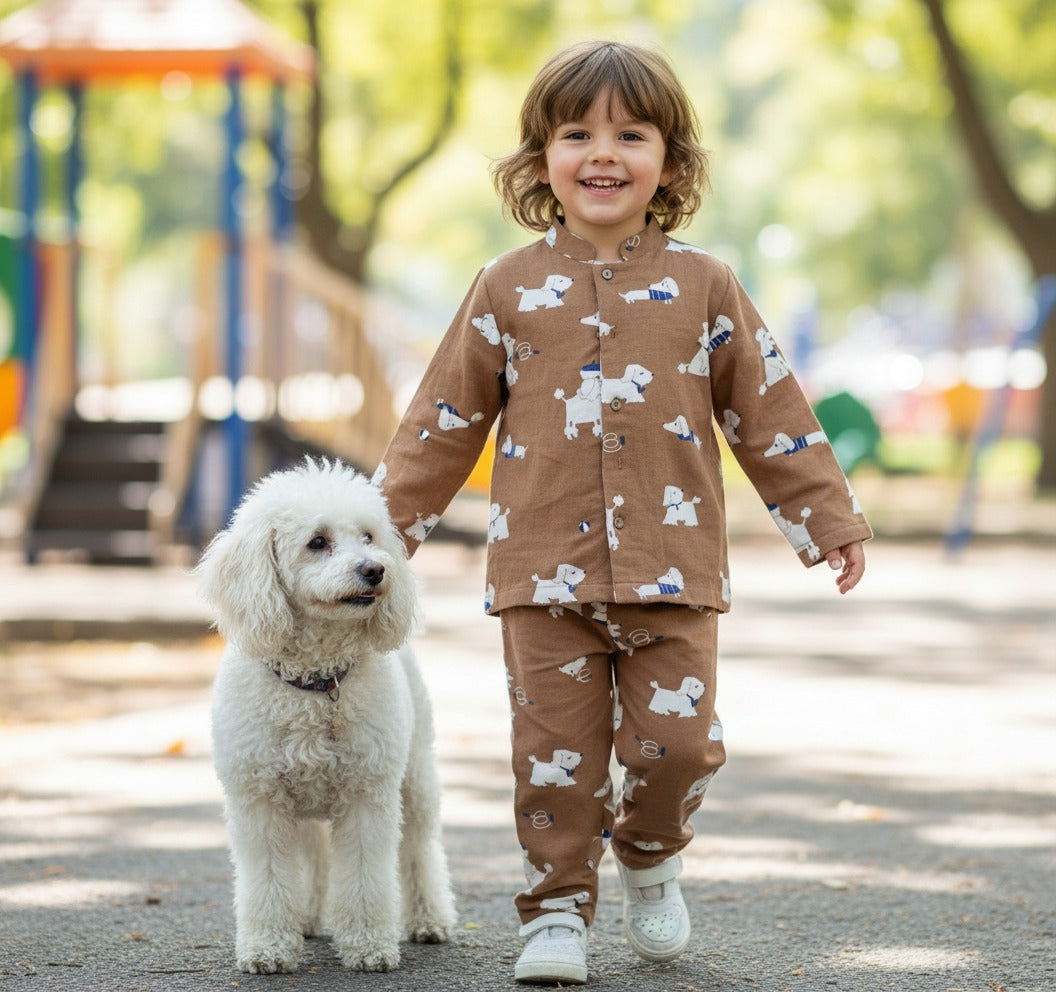 Double Muslin Puppy Lounger