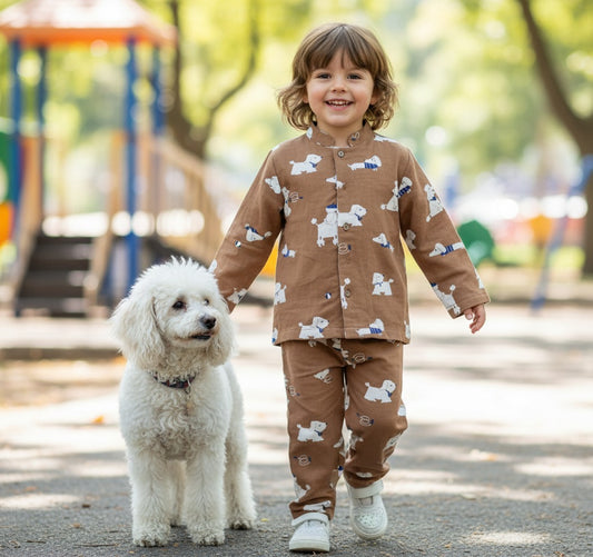 Double Muslin Puppy Lounger