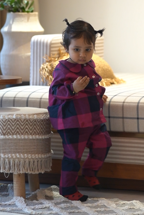 Pink Brit Flannel Lounger