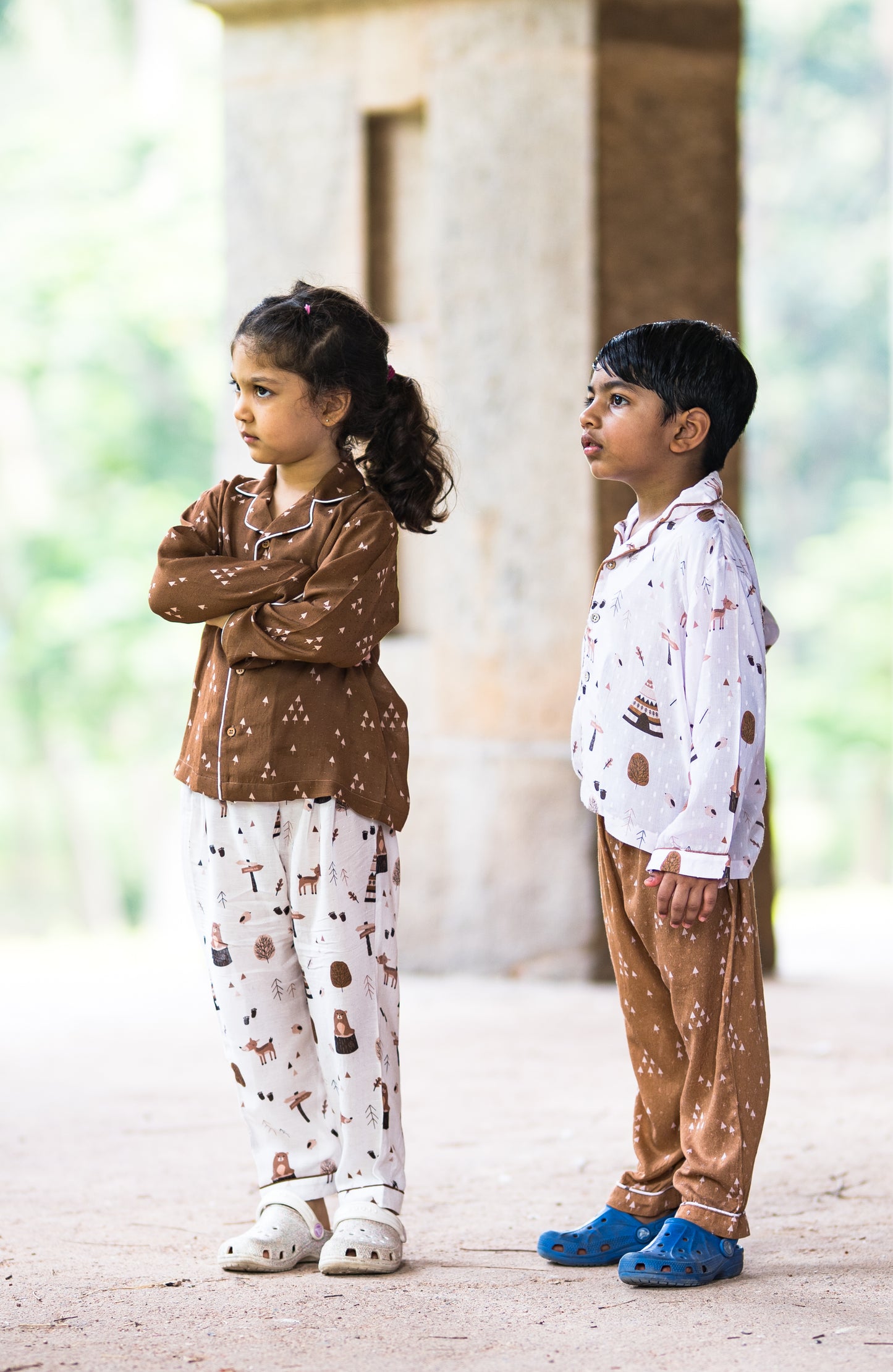 Woodland Camping Sibling Set