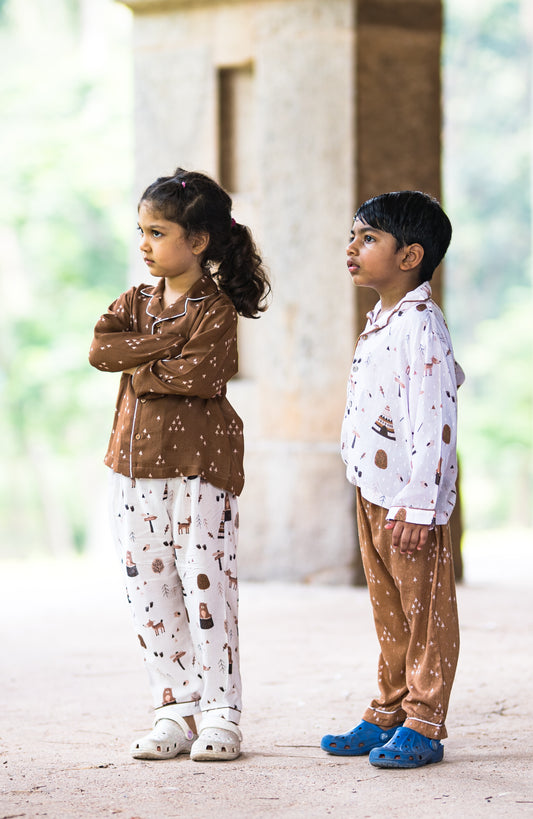 Woodland Camping Sibling Set